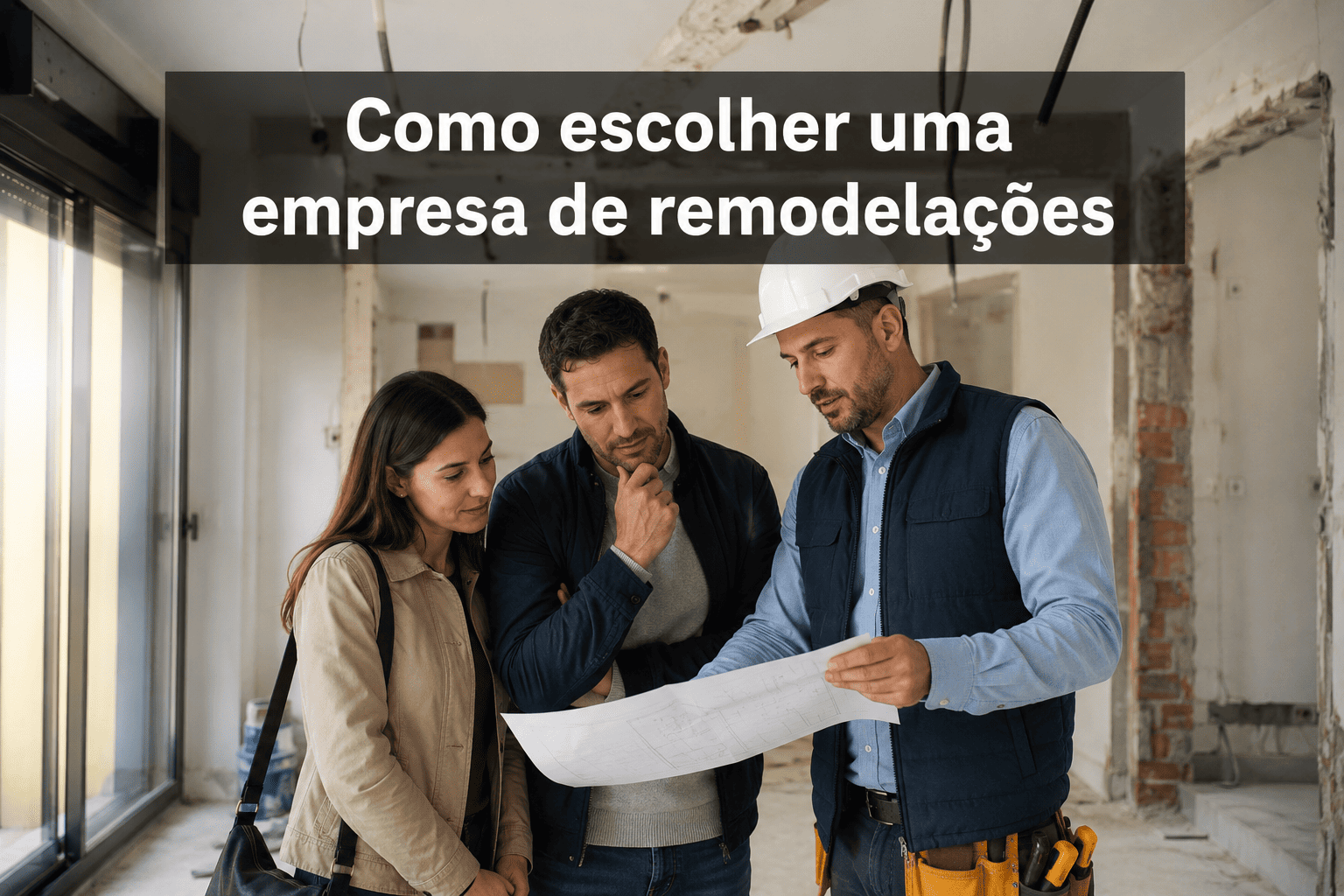 Como escolher uma empresa de remodelações
