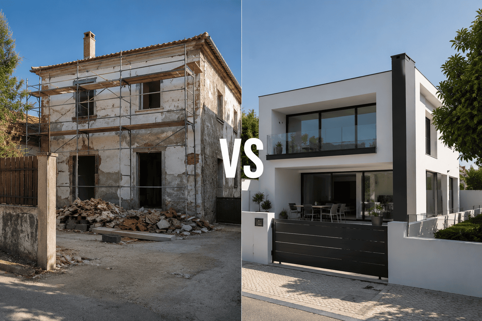 Remodelação ou construção nova qual compensa