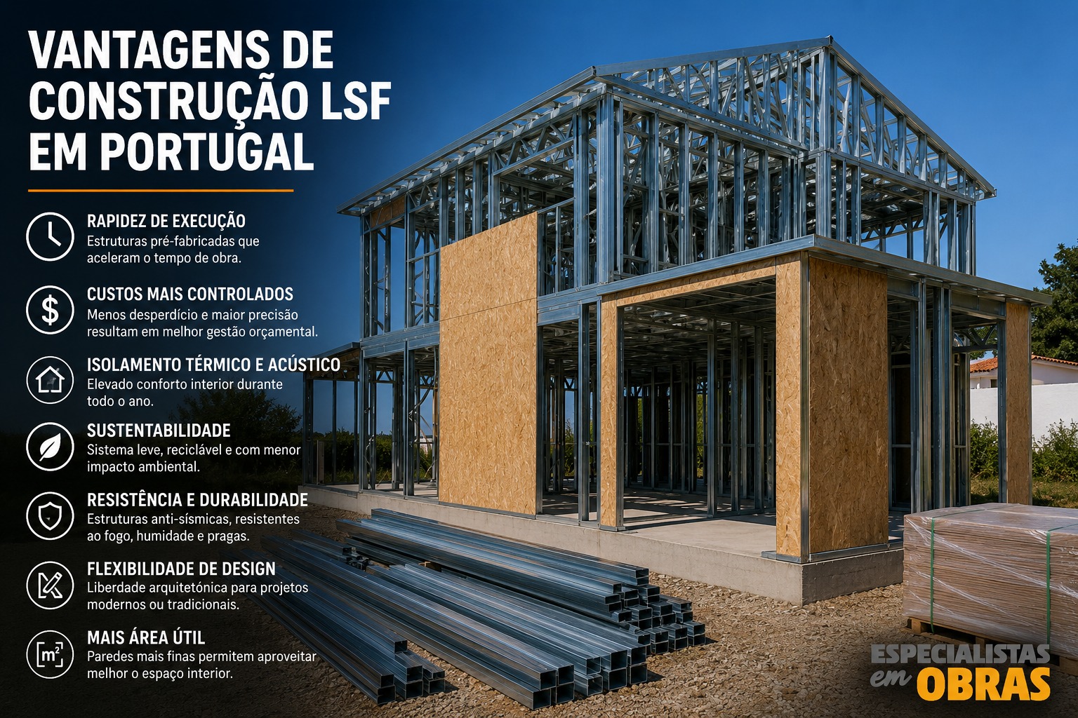 antagens da construção LSF em Portugal